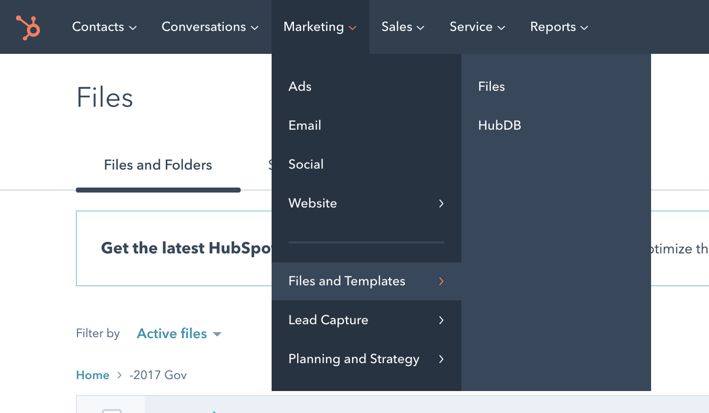 HubSpot File Manager